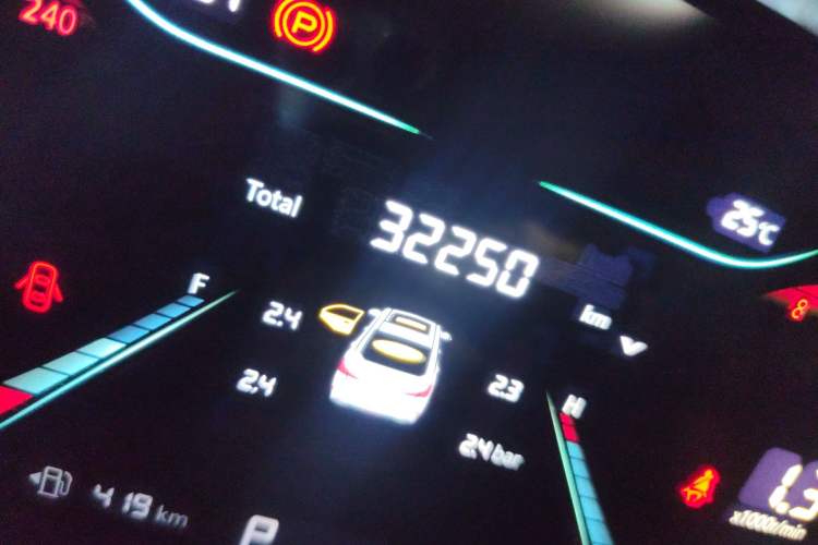 Used CHANGAN Eado 2024 PLUS Blue Whale NE 1.4T GDI DCT High-Energy Edition Odometer Close Up