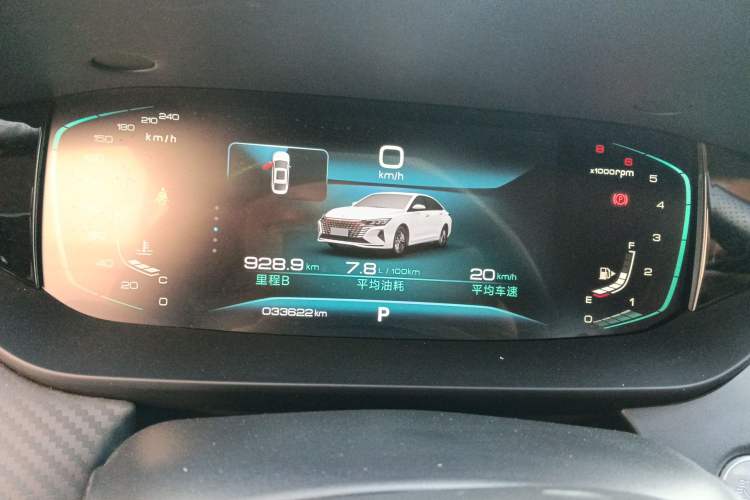 Used Dongfeng Aeolus Yixuan MAX 2021 1.5T Ultra-Stylish Trendsetter Edition Instrument Cluster