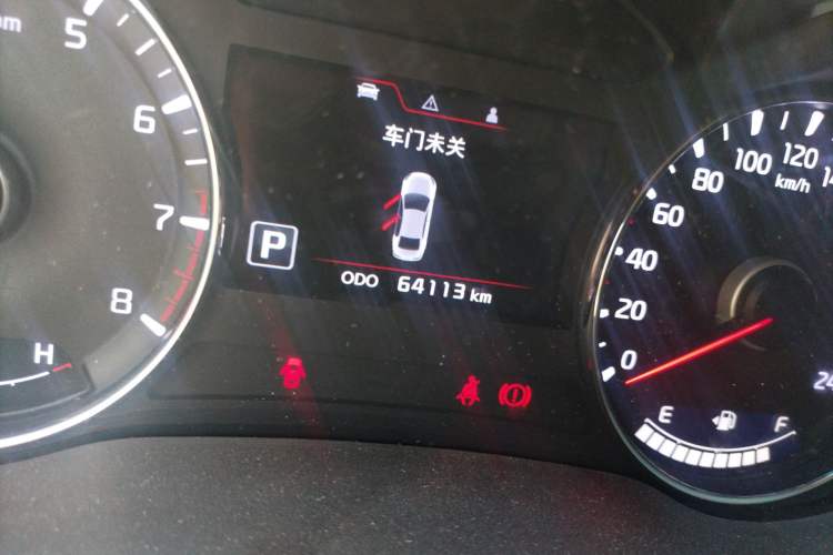 Used Kia K3 2013 1.6L Automatic Premium Odometer Close Up