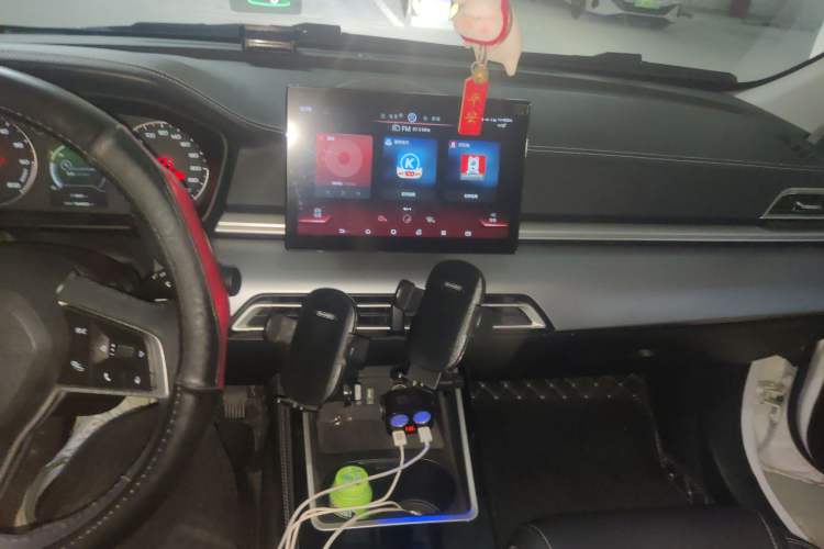 Used BYD Qin New Energy 2019 High-Range Deluxe Model Audio And AC Panel