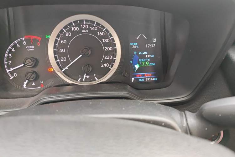 Used Toyota Corolla 2021 1.2T S-CVT Pioneer PLUS Edition Odometer Close Up