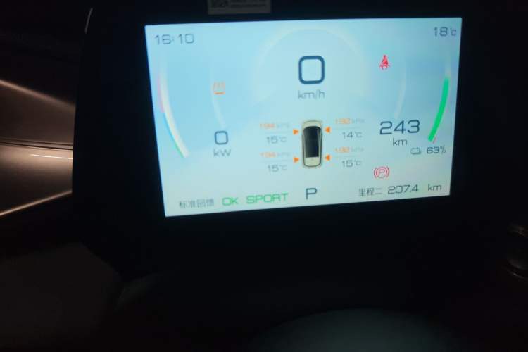 Used BYD Dolphin 2023 420 km Fashion Edition Odometer Close Up