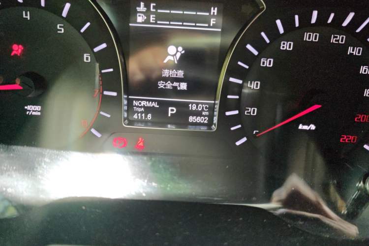 Used GAC Trumpchi GS4 2017 235T Automatic Two-Wheel Drive Luxury Smart Connectivity Version Odometer Close Up