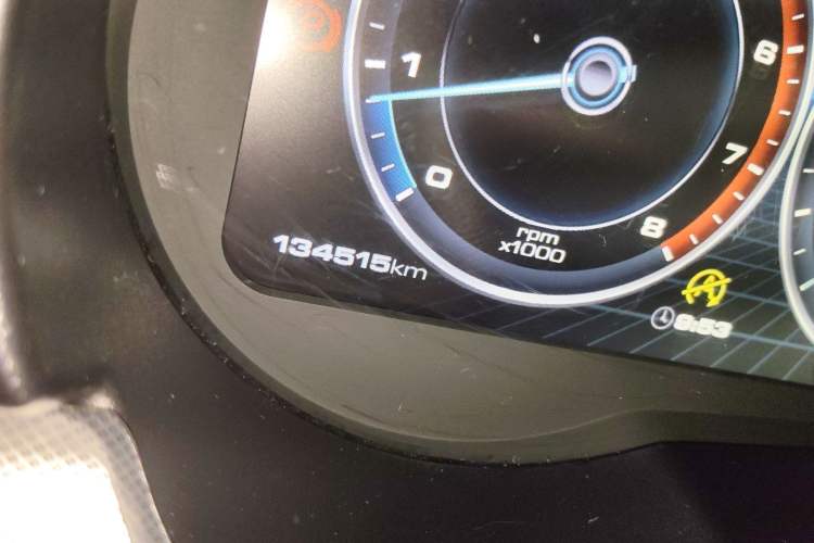 Used Haval H7 2018 Revised Version Blue-Label H7 2.0T Automatic Smart Enjoyment Trim Odometer Close Up