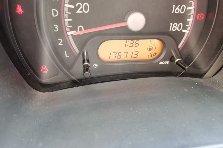 Used Suzuki Alto 2013 1.0L Automatic Luxury Model Odometer Close Up