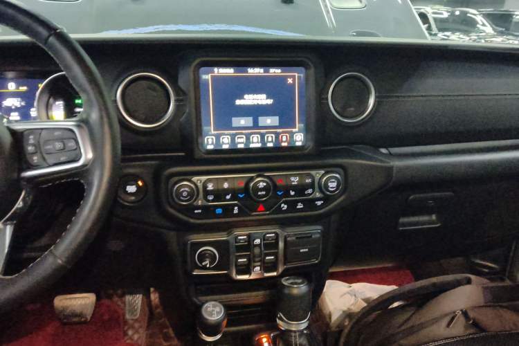 Used Jeep Wrangler New Energy 2021 Four-Door 2.0T 4xe Sahara First Edition Audio And AC Panel