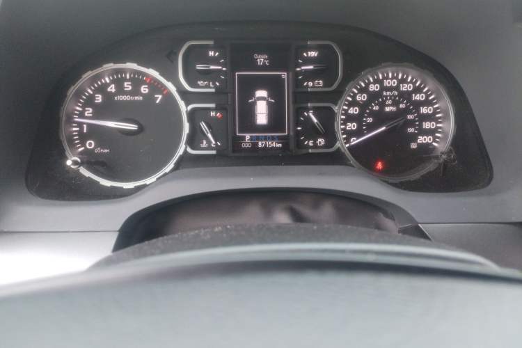 Used Toyota Tundra  Odometer Close Up