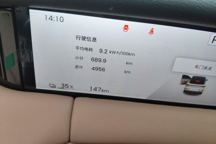Used Wuling Bingo S 2025 Model 430km Deluxe Edition Odometer Close Up