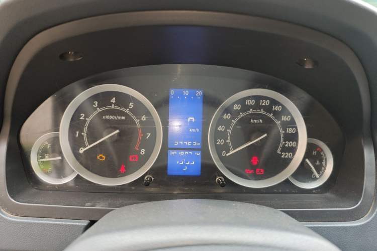 Used BAIC E Series 2013 Hatchback 1.5L Automatic Lotte Edition Odometer Close Up