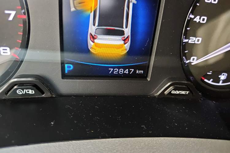 Used Geely Auto Emgrand GS 2018 Sport Edition 1.4T Automatic LingShang Model Odometer Close Up