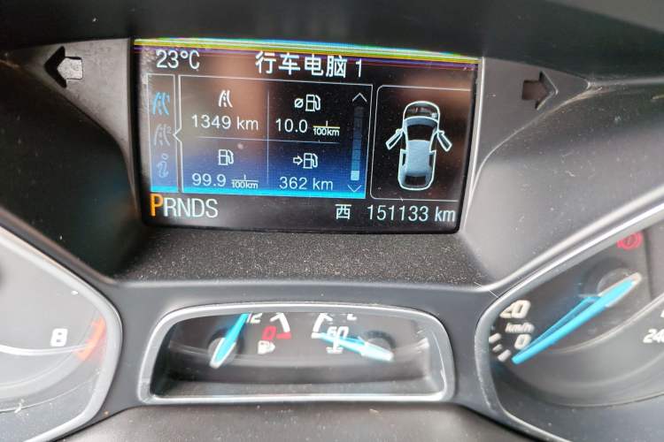 Used Ford Kuga 2013 1.6L GTDi 4x4 Elite Model Odometer Close Up