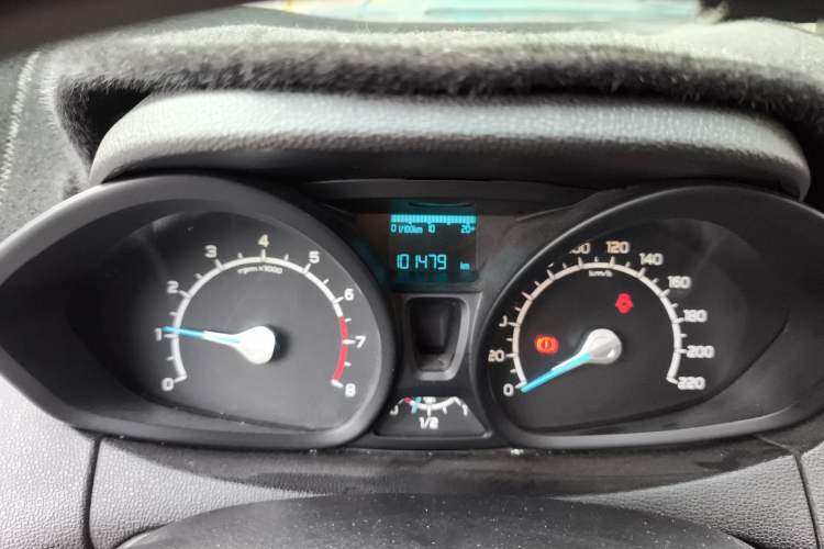 Used Ford EcoSport 2013 1.5L Manual Comfort Model Odometer Close Up