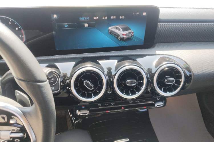 Used Mercedes-Benz A-Class 2022 Restyled A 180 L Sport Sedan Audio And AC Panel