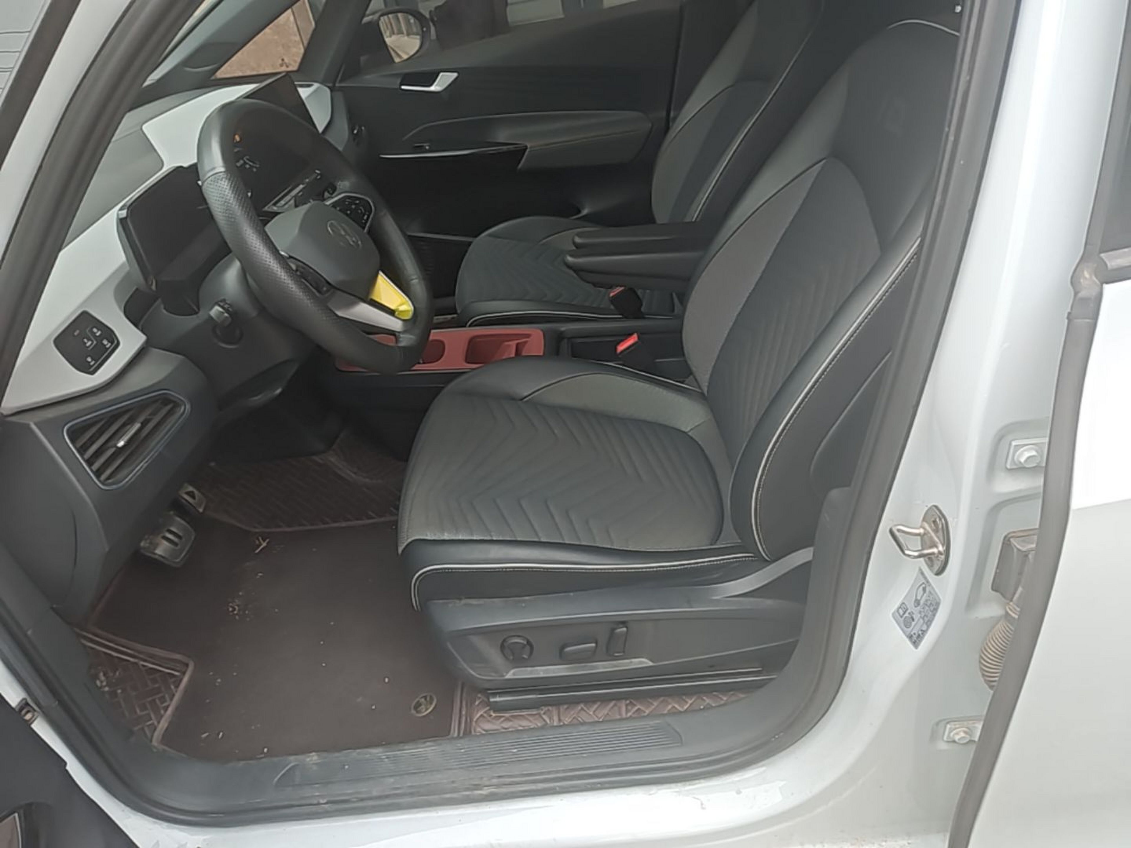 Vordere Reihe im Auto