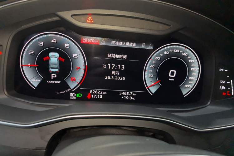 Used Audi A6L 2022 40 TFSI Luxury Dynamic Model Instrument Cluster