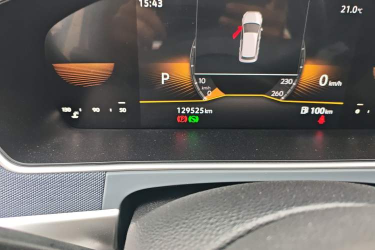 Used Volkswagen Lavida 2023 Revised 1.5L Automatic DeYi Edition Odometer Close Up