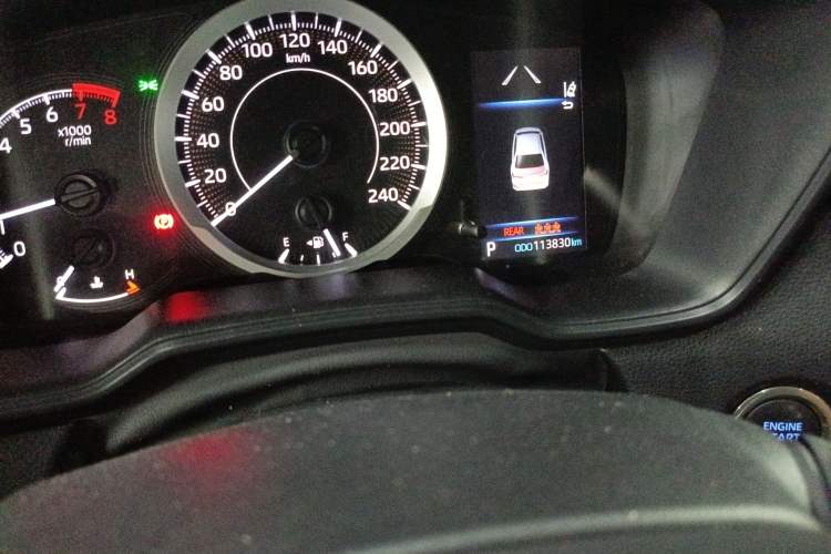 Used Toyota Allion 2022 2.0L Elite Edition Odometer Close Up