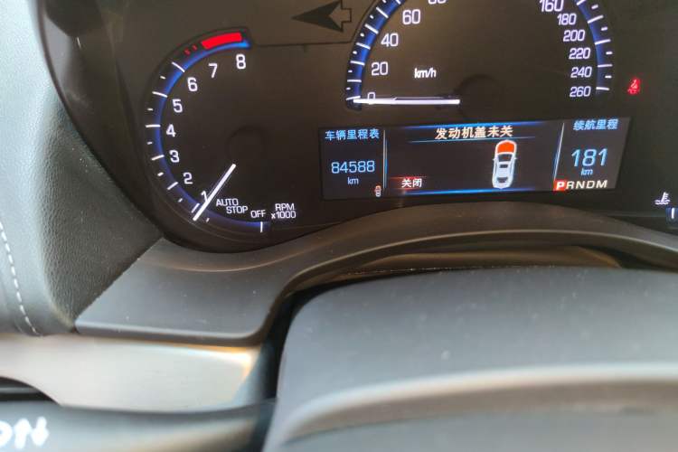Used Cadillac ATS-L 2016 28T Fashion Edition Odometer Close Up