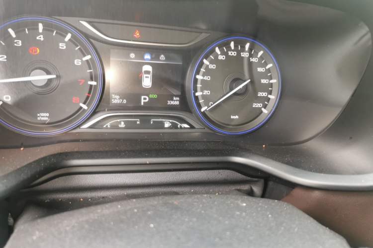 Used GAC Trumpchi GS3 2017 200T Automatic Luxury Edition Odometer Close Up