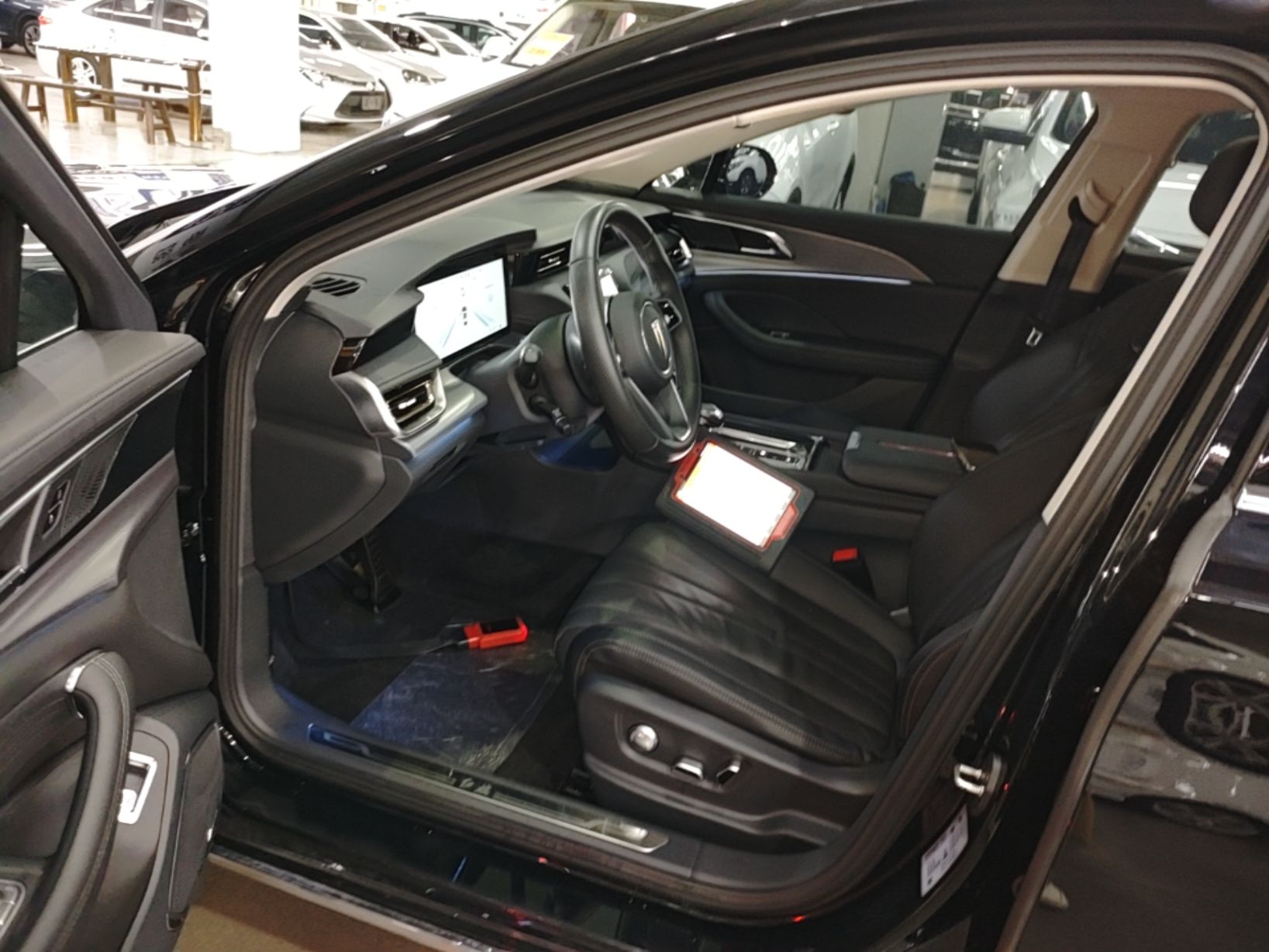 Переднее сиденье в автомобиле