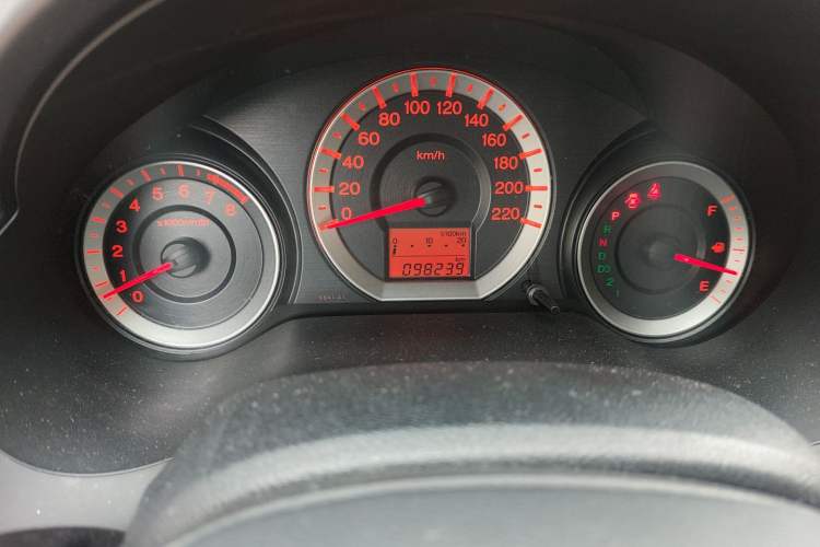 Used Honda City Classic 2008 1.5L Automatic Elite Edition Odometer Close Up