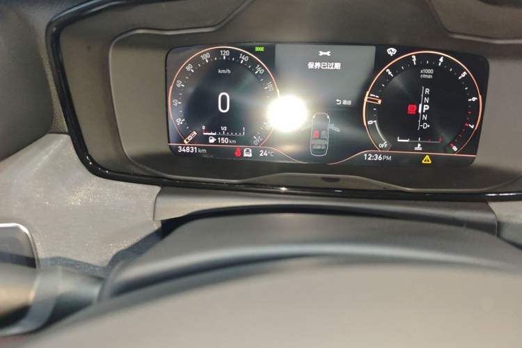 Used Lynk & Co 03 2021 2.0TD Automatic Trendy Champion Edition Odometer Close Up