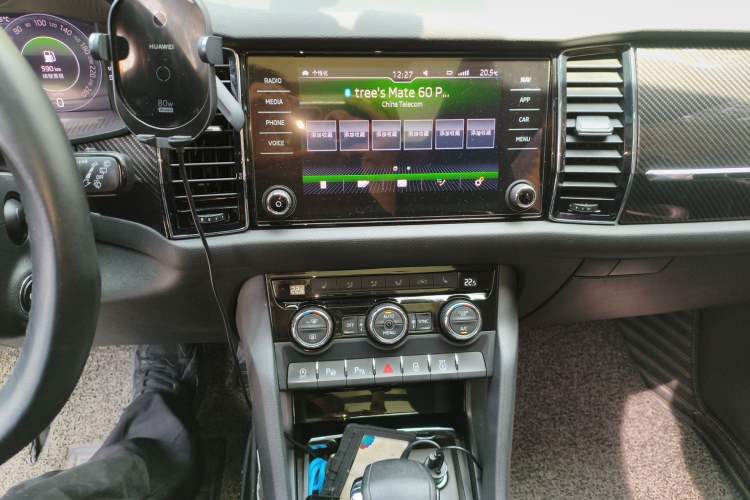 Used Skoda Kodiaq GT 2019 TSI380 4x4 Flagship Model China VI Standard Audio And AC Panel