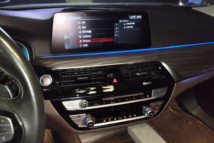 Used BMW 5 Series 2018 Revised Version 530Li Leading Edition Luxury Package Audio And AC Panel