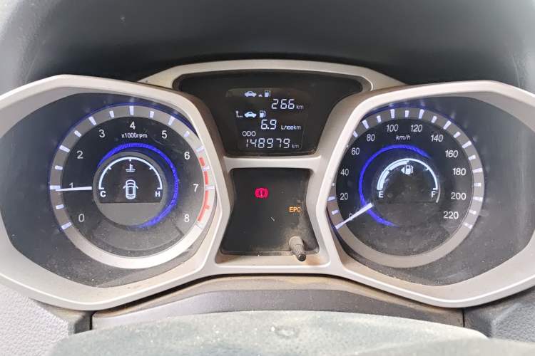 Used JAC Group Refine S3 2016 1.5L Manual Luxury Model Odometer Close Up