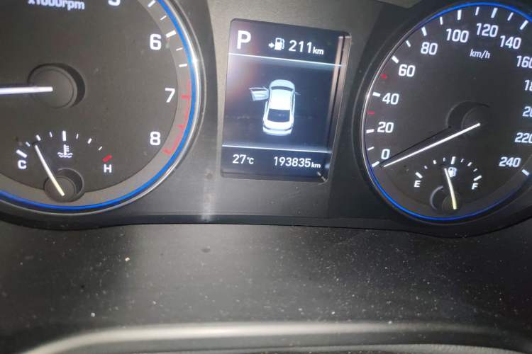 Used Hyundai Mistra 2017 1.8L Automatic Smart GLS China V Standard Odometer Close Up