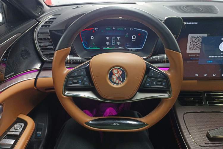 Used BYD Han 2022 EV Genesis Edition 715 km Front-Wheel-Drive Flagship Model Steering Wheel