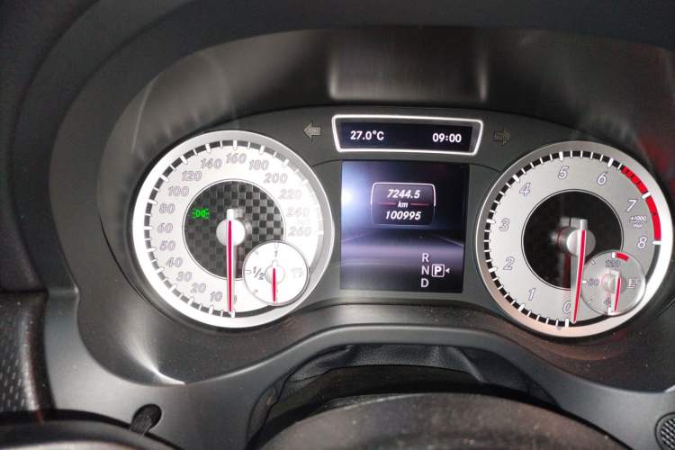 Used Mercedes-Benz A-Class 2013 A 200 Urban Edition Odometer Close Up