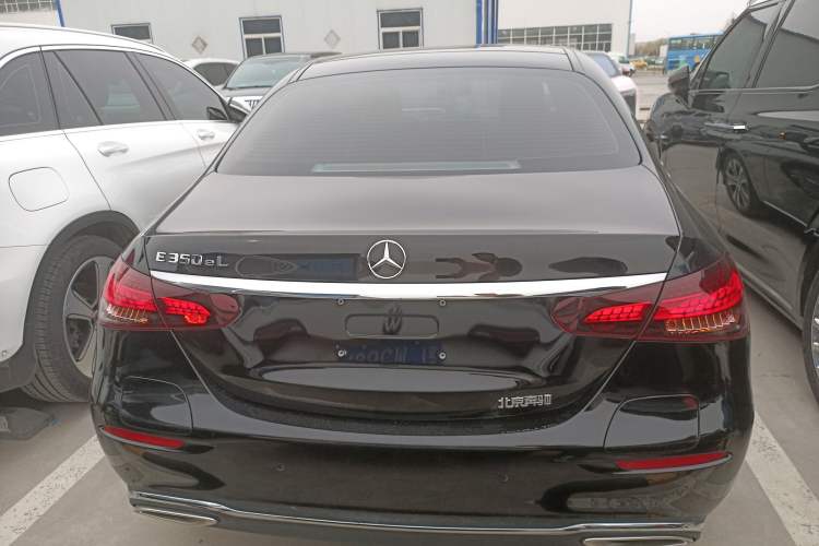 Used Mercedes-Benz E-Class New Energy 2022 Facelift E 350 e L Plug-in Hybrid Sedan Rear