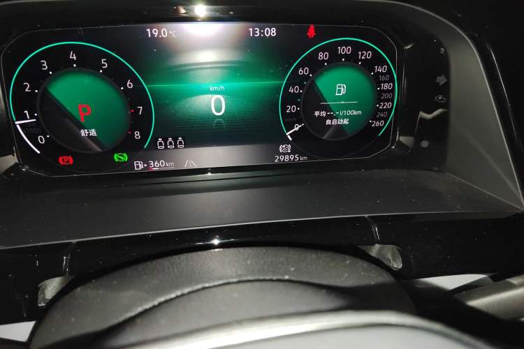 Used Volkswagen Teramont X 2022 380TSI Four-Wheel Drive Polar Night Limited Edition Odometer Close Up