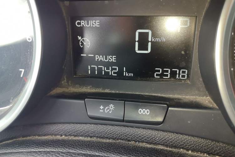 Used Peugeot 408 2015 1.2T Automatic Luxury Edition Odometer Close Up