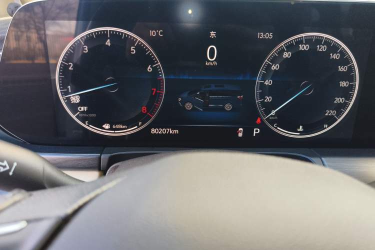 Used Buick GL8 2022 ES Landtrek 653T Luxury Edition Odometer Close Up