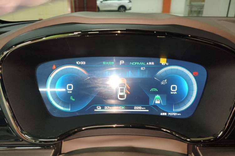 Used BYD Han 2023 EV Champion Edition 605KM Front-Drive Premium Model Instrument Cluster