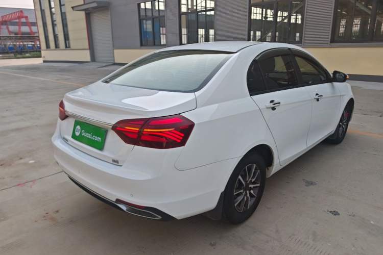 Used Geely Auto Emgrand 2019 Leading Edition 1.5L Manual Luxury Model China VI Standard Rear Right 45 Deg