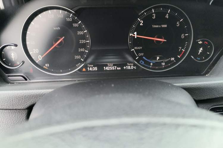 Used BMW 3 Series 2019 320Li Fashion Model Odometer Close Up