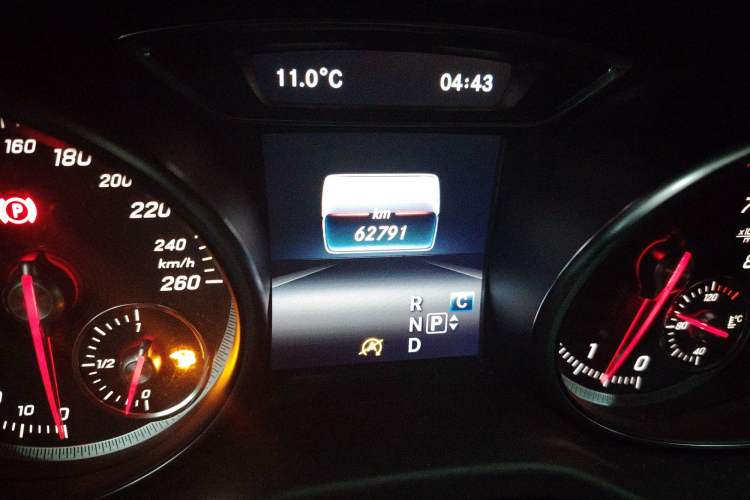 Used Mercedes-Benz CLA 2018 CLA 200 Sport Edition Odometer Close Up