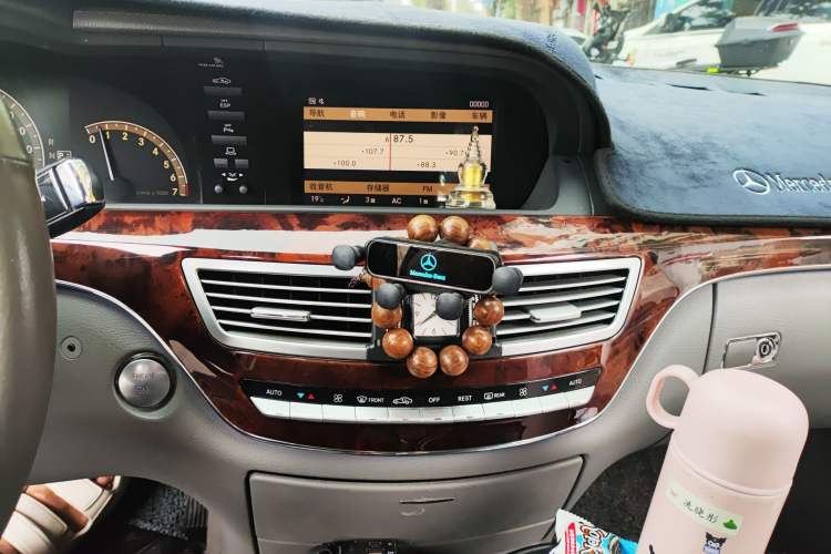 Used Mercedes-Benz S-Class 2008 S 350 L Luxury Model Audio And AC Panel