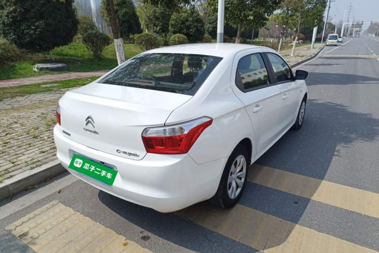 Used Citroen Elysee 2016 1.6L Manual Fashion Edition Rear Right 45 Deg