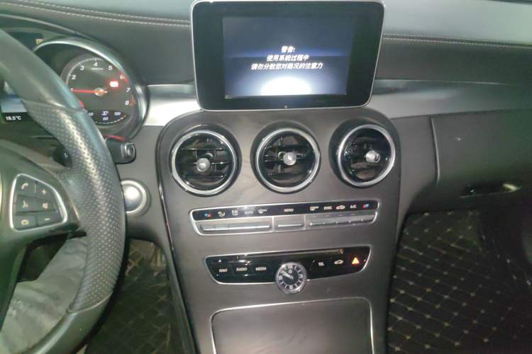 Used Mercedes-Benz C-Class 2017 C 180 L Sport Edition Audio And AC Panel