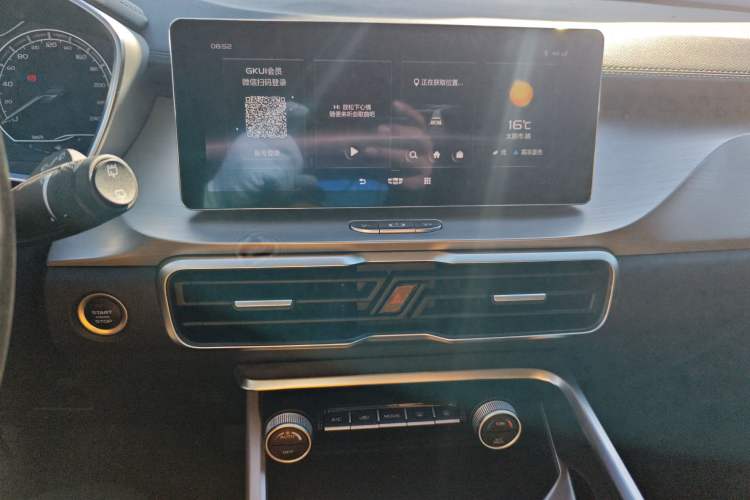 Used Geely Auto Coolray 2019 260T DCT Knight China VI Standard Audio And AC Panel