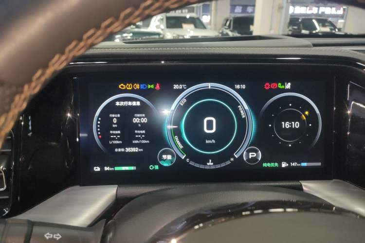 Used GAC Trumpchi ES9 2024 PHEV with 143 km Max Instrument Cluster