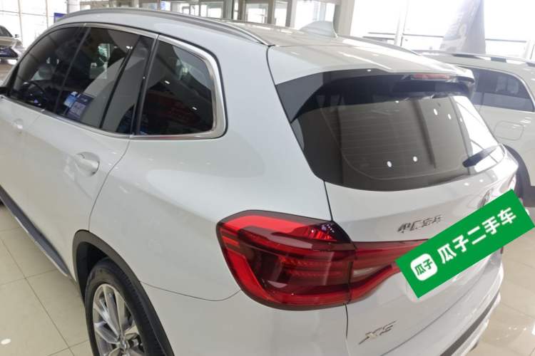 Used BMW X3 2020 xDrive25i Luxury Package Rear Left 45 Deg