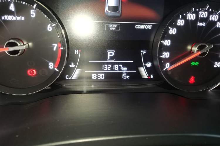 Used Honda Avancier 2020 370TURBO Four-Wheel Drive Premium Edition Odometer Close Up