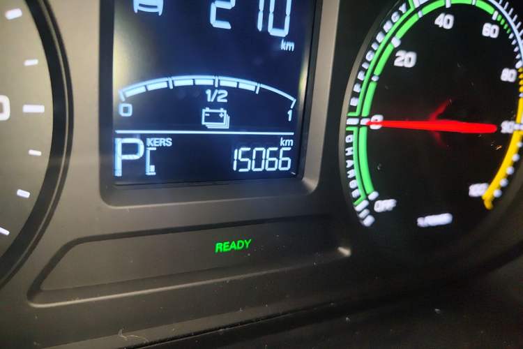 Used Roewe Clever 2021 302 km New Four-Seater Super-Efficient Version Odometer Close Up