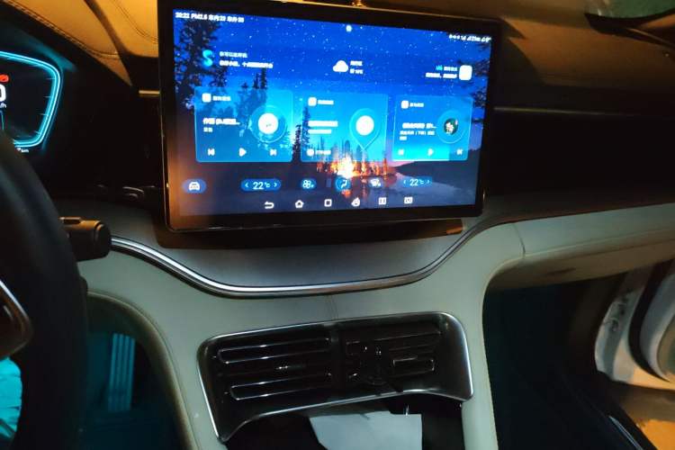 Used BYD Song PLUS New Energy 2021 DM-i 110KM Flagship PLUS Audio And AC Panel