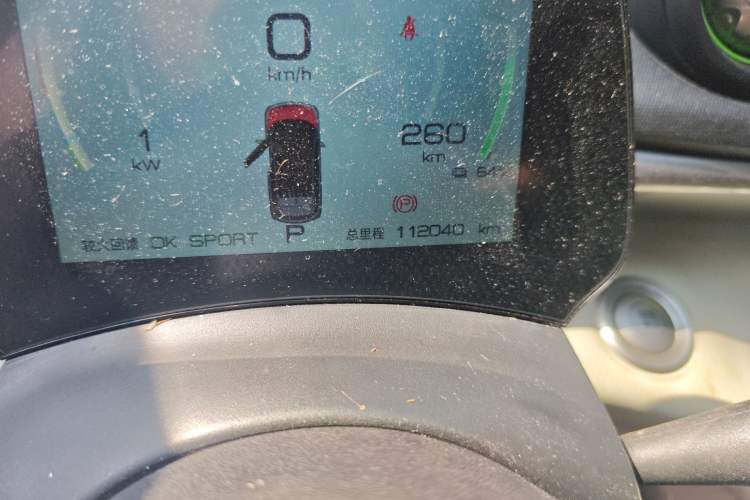 Used BYD Dolphin 2021 405 km Free Version Odometer Close Up